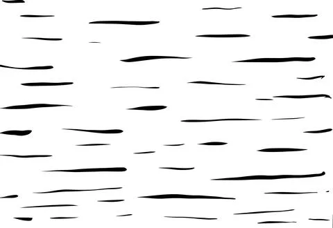 Grunge Simple Ink Brushes Texture Stock Illustration