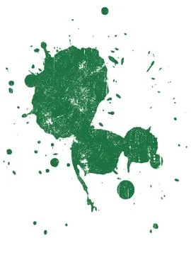 Grunge Splat  Stock Illustration