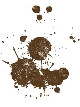 Grunge Splat  Stock Illustration