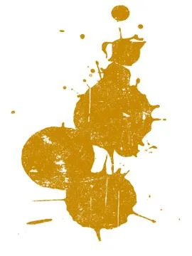Grunge Splat  Stock Illustration