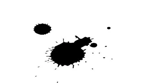 Grunge splatter, paint splash, liquid stains, abstract ink drops Stock Illustration