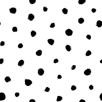 Grunge spots hand drawn vector seamless pattern Illustrazione stock