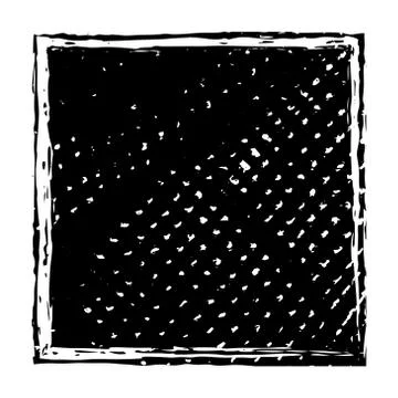 Grunge Square Banner Illustrazione stock
