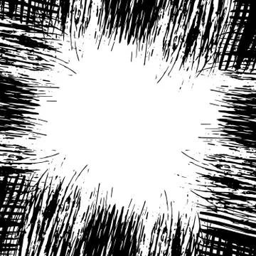 Grunge square frame Stock Illustration