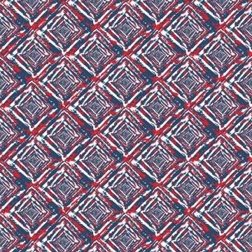 Grunge squares red background Stock Illustration
