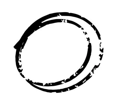 Grunge stamp draft mockups of grunge overlay round stamp. Vector circle frame Stock Illustration