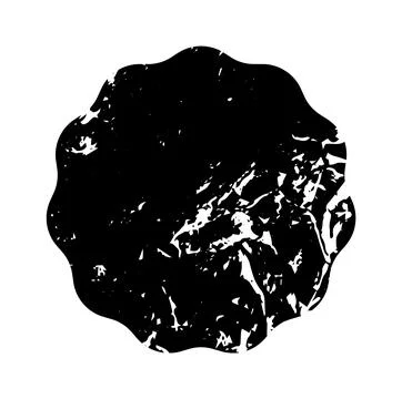 Grunge Stamp Textures Set with Rough Shapes, Splatter, and Brush Strokes for Illustrazione stock