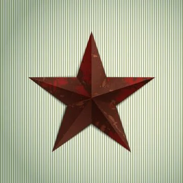 Grunge star Stock Illustration