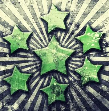 Grunge star Stock Photos