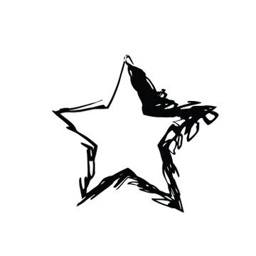 Grunge star vector Stock Illustration