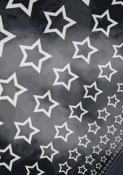 Grunge stars background Stock Illustration