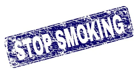Grunge STOP SMOKING Framed Rounded Rectangle Stamp 스톡 일러스트