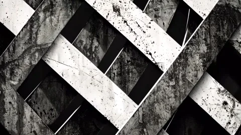 Grunge Stripes Alpha Matte Luma Mask Video Transition Stock Footage 309295293