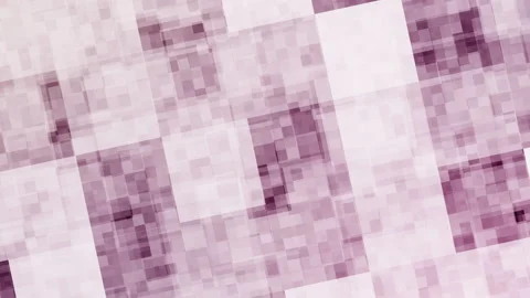 Grunge style abstract digital background of animated colored squares. Video stock 160374712