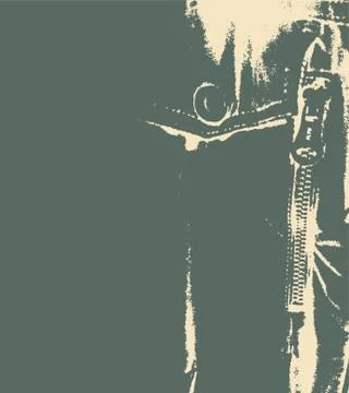 Grunge style jacket backdrop. Vector illustration Stock-Illustration