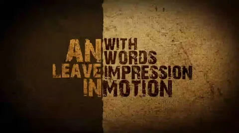 Grunge Style Kinetic Typography Stock After Effects