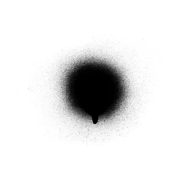 Grunge style shape. Spray painted splash. Illustrazione stock