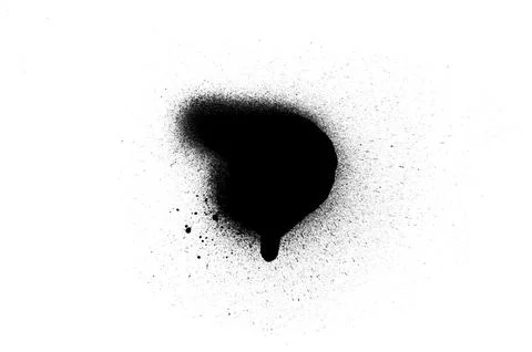 Grunge style shape. Spray painted splash. Stock-Illustration