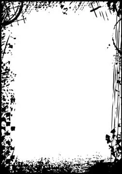 Grunge style, vector background free page. Stock Illustration