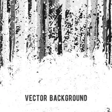 Grunge style vector banner design template Stock Illustration