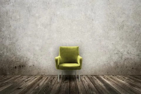 Grunge styled interior Stock Photos