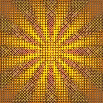 Grunge sunburst vector image Stock Illustration