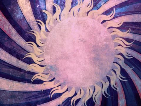 Grunge sunny background Ilustración de archivo