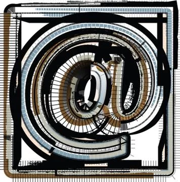 Grunge symbol Stock-Illustration