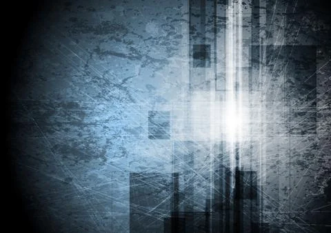 Grunge tech background イラスト素材