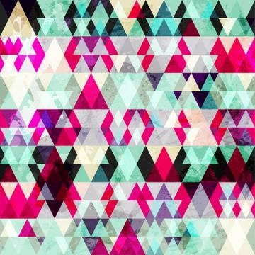 Grunge technology seamless pattern Illustrazione stock