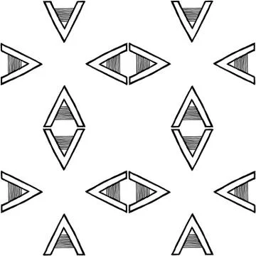 Grunge texture - abstract stock vector pattern - ornament made of polygons, l Stock Illustration