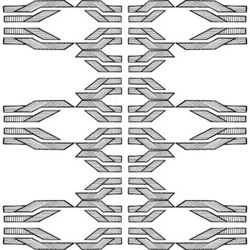 Grunge texture - abstract stock vector pattern - ornament made of polygons an Stock Illustration
