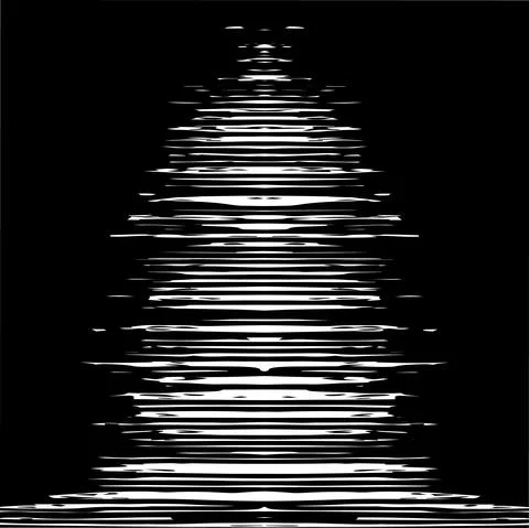 Grunge texture. The background is embossed. black and white texture. Vector Illustrazione stock