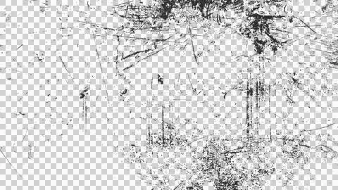 Grunge texture background PNG transparent.Opacity or screen mode usage for .. Stock Illustration