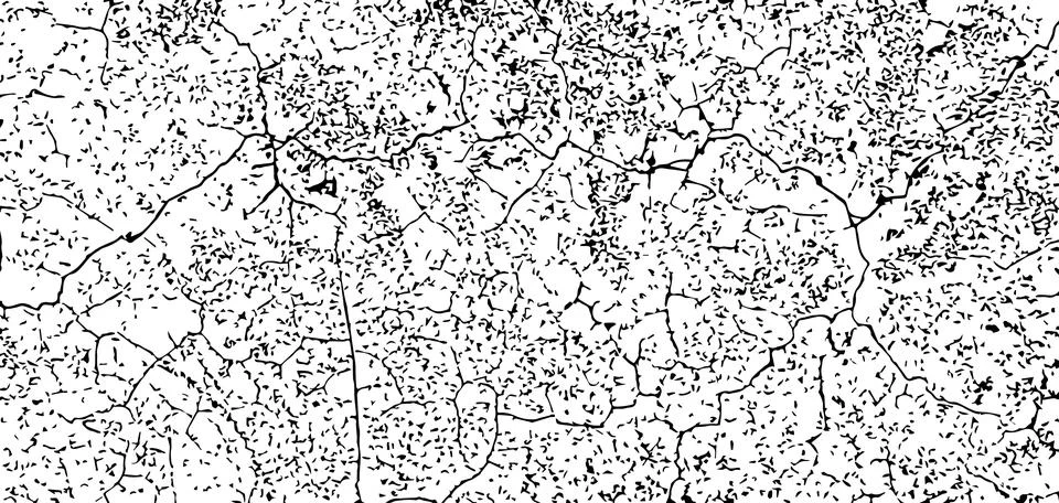 Grunge texture, broken effect vector on white background Stock Illustration