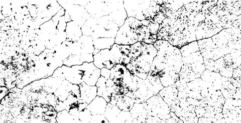 Grunge texture, broken effect vector on white background Stock Illustration