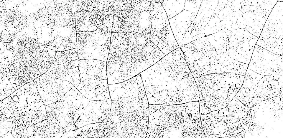 Grunge texture, broken effect vector on white background Stock Illustration