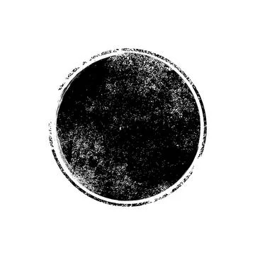 Grunge texture brush stamp vector circle dot. Rubber graphic grunge stamp イラスト素材
