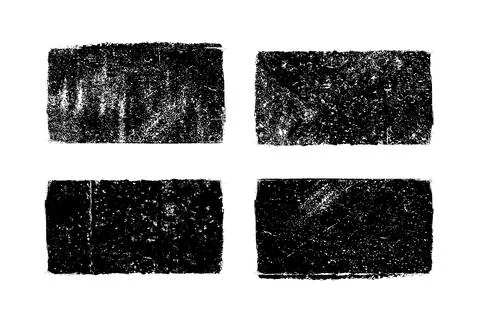 Grunge texture brush stamp vector square dot. Rubber graphic grunge stamp Stockillustratie