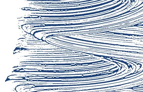 Grunge texture. Distress indigo rough trace. Drama Stock Illustration