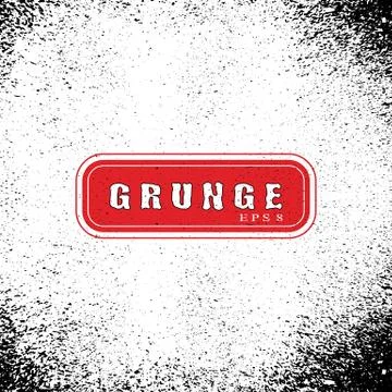 Grunge texture distress.Vector black template background Stock-Illustration