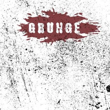 Grunge texture distress.Vector black template background Stock Illustration