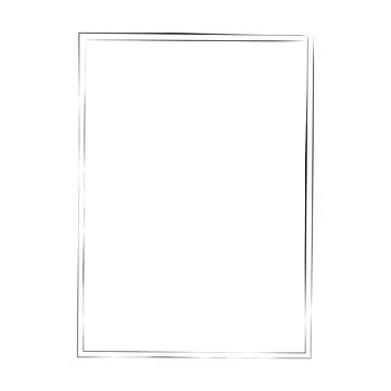 Grunge texture frame border shape icon, vertical rectangle decorative vinta.. Stock Illustration