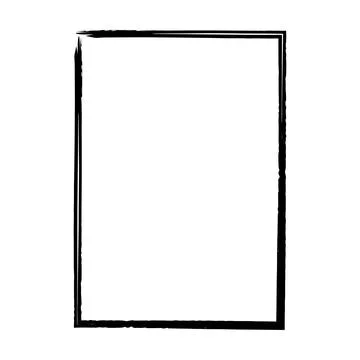Grunge texture frame border shape icon, vertical rectangle decorative vinta.. 스톡 일러스트
