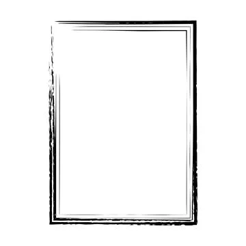 Grunge texture frame border shape icon, vertical rectangle decorative vinta.. 스톡 일러스트
