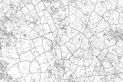 Grunge texture, Grungy effect dirty, black and white half tone, Stock Illustration