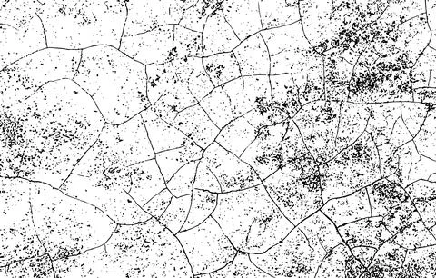 Grunge texture, Grungy effect dirty, black and white half tone, Stock Illustration