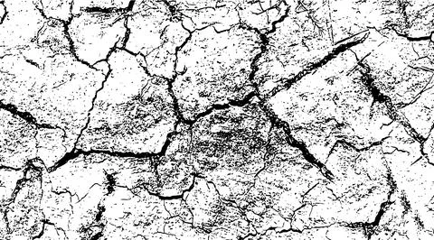 Grunge texture, Grungy effect dirty, black and white half tone, Stock Illustration