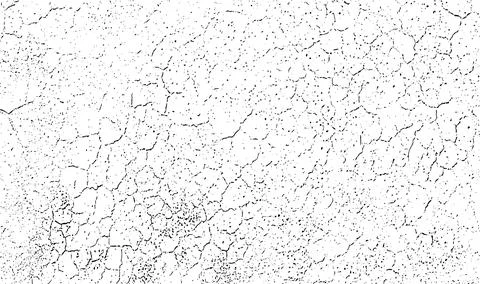 Grunge texture, Grungy effect dirty, black and white crack effect Stock Illustration
