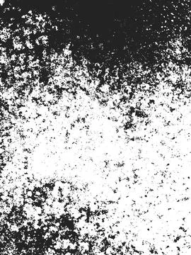 Grunge Texture Inverted Dark Field Scattered White Marks Emerge Illustrazione stock